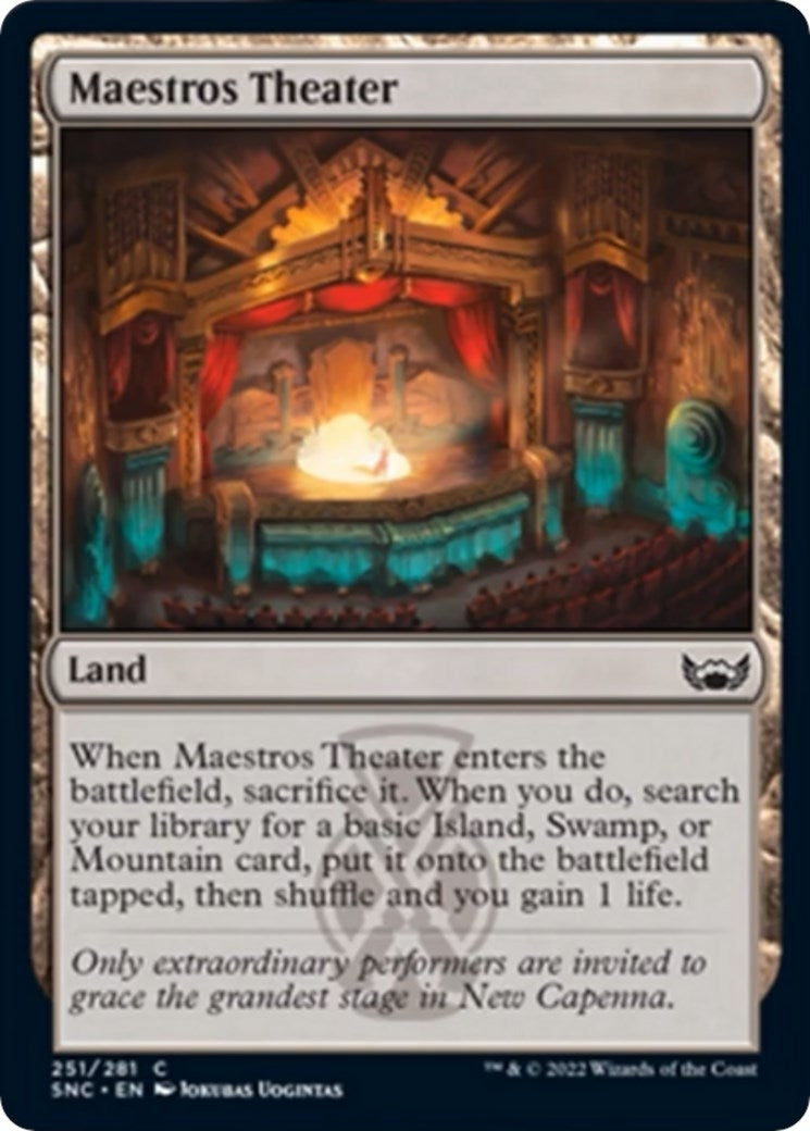Image for Maestros Theater (Streets of New Capenna) (251) - Magic: The Gathering