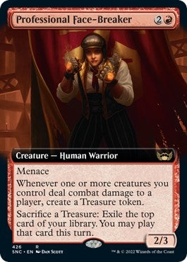 Image for Professional Face-Breaker (Extended Art) (Streets of New Capenna) (426) - Magic: The Gathering