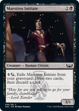 Image for Maestros Initiate (Streets of New Capenna) (86) - Magic: The Gathering