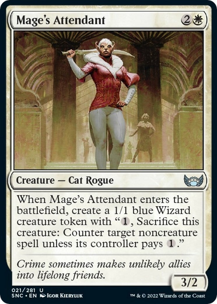 Image for Mage's Attendant (Streets of New Capenna) (21) - Magic: The Gathering