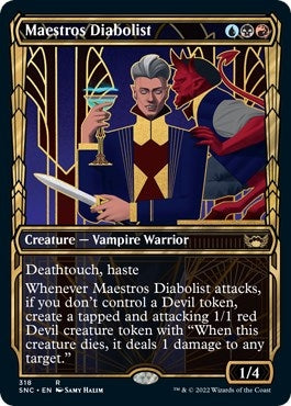 Image for Maestros Diabolist (Showcase) (Streets of New Capenna) (318) - Magic: The Gathering