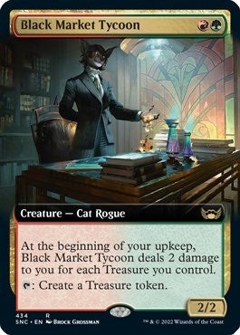 Image for Black Market Tycoon (Extended Art) (Streets of New Capenna) (434) - Magic: The Gathering