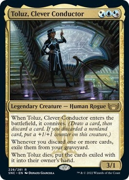 Image for Toluz, Clever Conductor (Streets of New Capenna) (228) - Magic: The Gathering