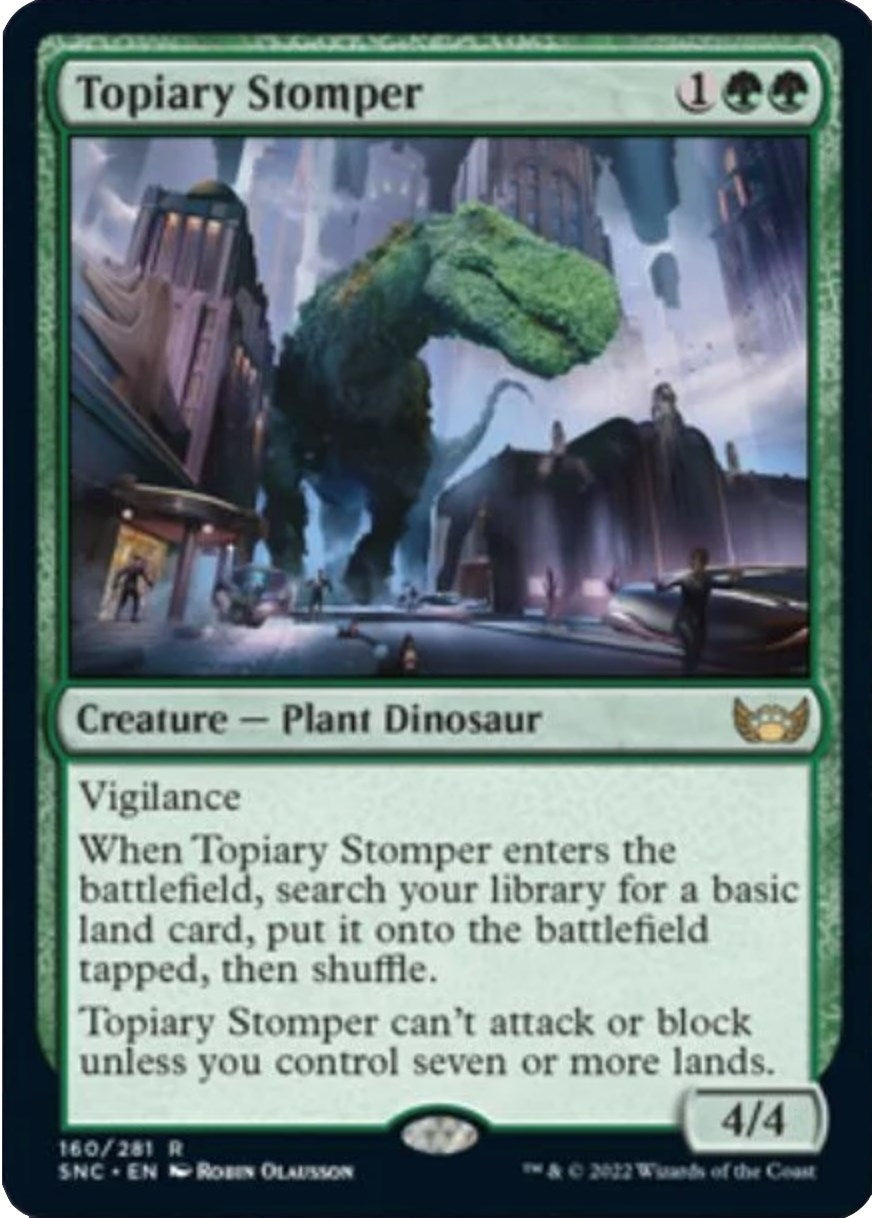 Image for Topiary Stomper (Streets of New Capenna) (160) - Magic: The Gathering