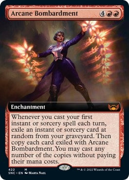 Image for Arcane Bombardment (Extended Art) (Streets of New Capenna) (422) - Magic: The Gathering