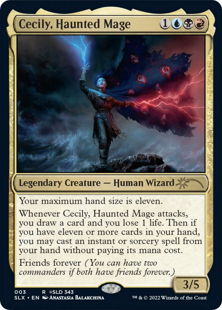 Image for Cecily, Haunted Mage (SLX Cards) (3) - Magic: The Gathering