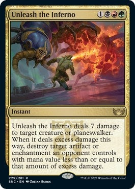 Image for Unleash the Inferno (Streets of New Capenna) (229) - Magic: The Gathering