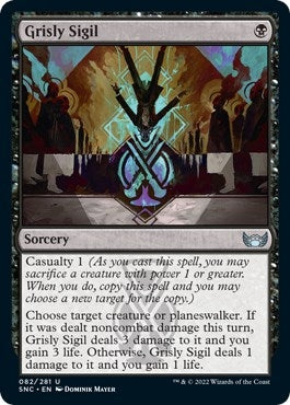 Image for Grisly Sigil (Streets of New Capenna) (82) - Magic: The Gathering