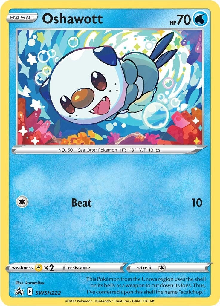 Image for Oshawott - SWSH222 (SWSH: Sword & Shield Promo Cards) (SWSH222) - Pokemon