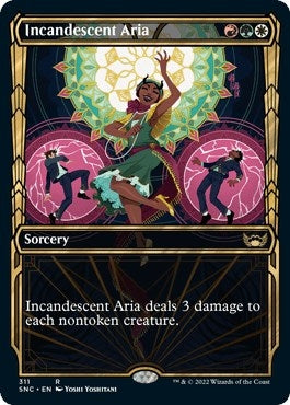 Image for Incandescent Aria (Showcase) (Streets of New Capenna) (311) - Magic: The Gathering