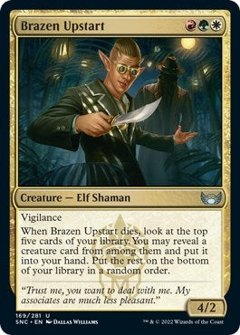 Image for Brazen Upstart (Streets of New Capenna) (169) - Magic: The Gathering