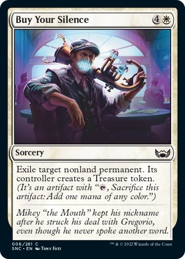 Image for Buy Your Silence (Streets of New Capenna) (6) - Magic: The Gathering