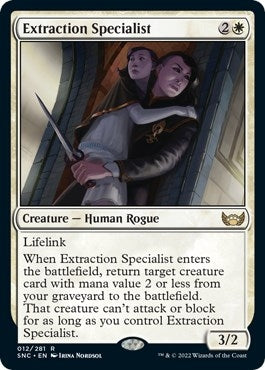 Image for Extraction Specialist (Streets of New Capenna) (12) - Magic: The Gathering
