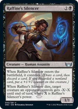 Image for Raffine's Silencer (Streets of New Capenna) (90) - Magic: The Gathering