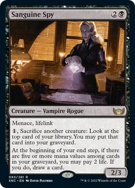 Image for Sanguine Spy (Streets of New Capenna) (93) - Magic: The Gathering