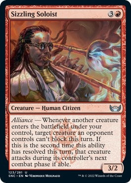 Image for Sizzling Soloist (Streets of New Capenna) (123) - Magic: The Gathering