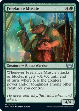 Image for Freelance Muscle (Streets of New Capenna) (147) - Magic: The Gathering