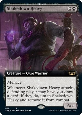 Image for Shakedown Heavy (Extended Art) (Streets of New Capenna) (421) - Magic: The Gathering