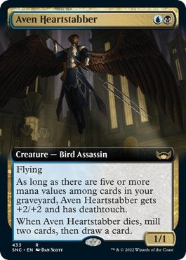 Image for Aven Heartstabber (Extended Art) (Streets of New Capenna) (433) - Magic: The Gathering