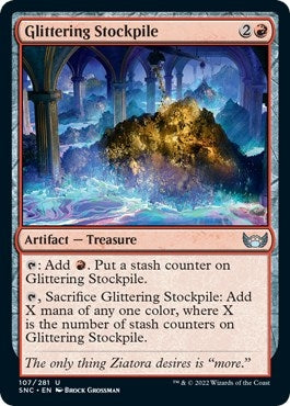 Image for Glittering Stockpile (Streets of New Capenna) (107) - Magic: The Gathering
