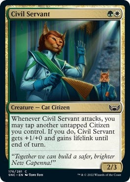 Image for Civil Servant (Streets of New Capenna) (176) - Magic: The Gathering