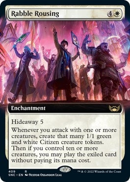 Image for Rabble Rousing (Extended Art) (Streets of New Capenna) (409) - Magic: The Gathering
