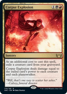 Image for Corpse Explosion (Streets of New Capenna) (179) - Magic: The Gathering