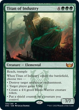 Image for Titan of Industry (Streets of New Capenna) (159) - Magic: The Gathering