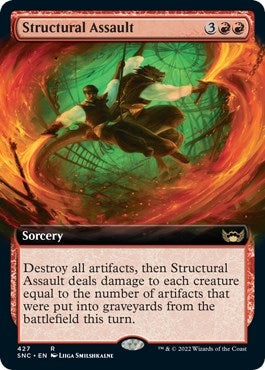 Image for Structural Assault (Extended Art) (Streets of New Capenna) (427) - Magic: The Gathering