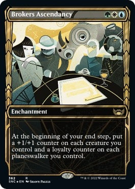 Image for Brokers Ascendancy (Gilded Foil) (Streets of New Capenna) (362) - Magic: The Gathering
