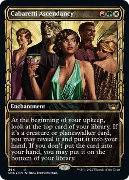 Image for Cabaretti Ascendancy (Gilded Foil) (Streets of New Capenna) (364) - Magic: The Gathering