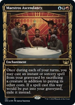 Image for Maestros Ascendancy (Gilded Foil) (Streets of New Capenna) (381) - Magic: The Gathering