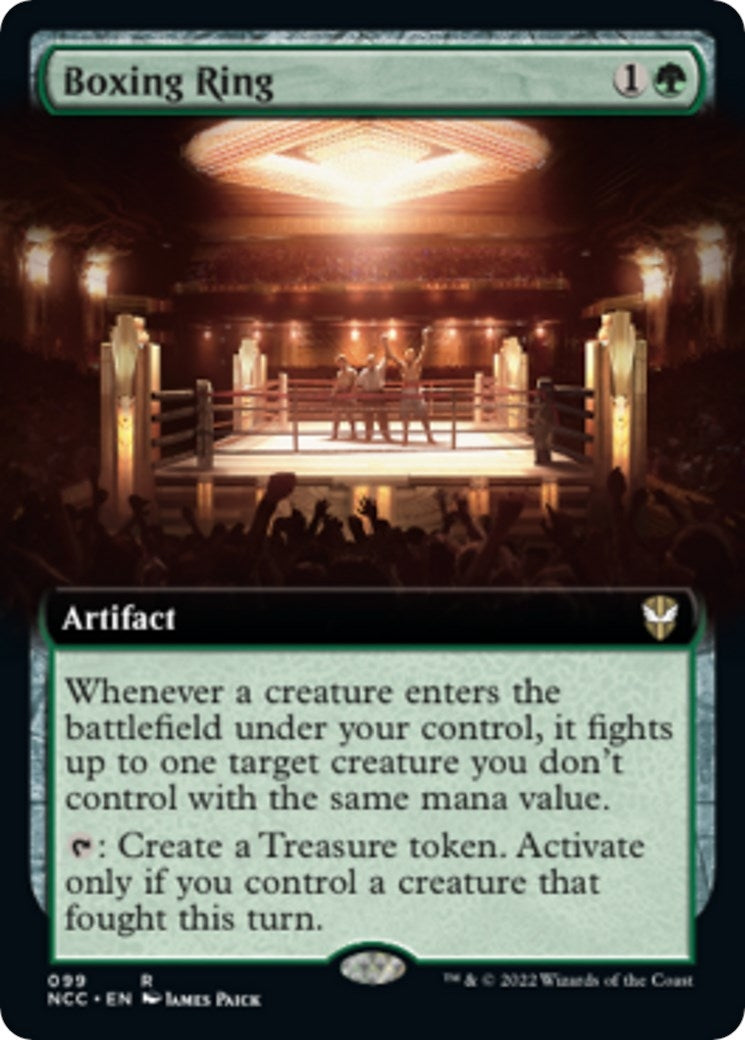 Image for Boxing Ring (Extended Art) (Commander: Streets of New Capenna) (99) - Magic: The Gathering