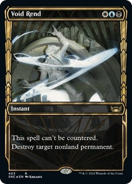 Image for Void Rend (Gilded Foil) (Streets of New Capenna) (403) - Magic: The Gathering
