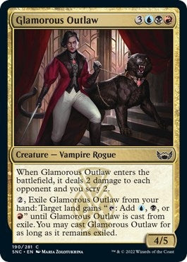 Image for Glamorous Outlaw (Streets of New Capenna) (190) - Magic: The Gathering