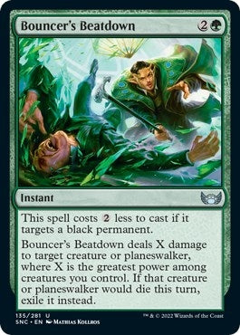 Image for Bouncer's Beatdown (Streets of New Capenna) (135) - Magic: The Gathering