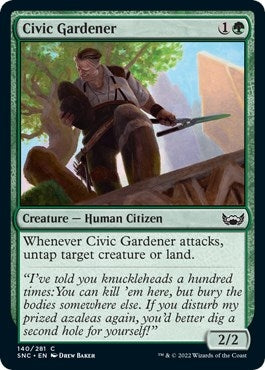 Image for Civic Gardener (Streets of New Capenna) (140) - Magic: The Gathering