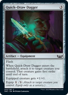 Image for Quick-Draw Dagger (Streets of New Capenna) (243) - Magic: The Gathering