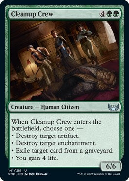 Image for Cleanup Crew (Streets of New Capenna) (141) - Magic: The Gathering