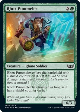 Image for Rhox Pummeler (Streets of New Capenna) (155) - Magic: The Gathering