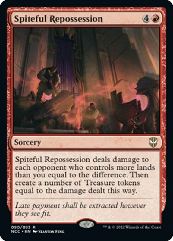 Image for Spiteful Repossession (Commander: Streets of New Capenna) (90) - Magic: The Gathering