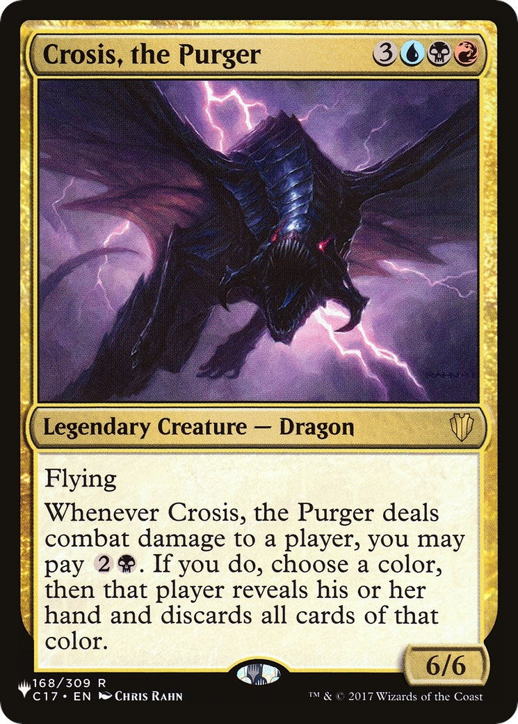 Image for Crosis, the Purger (The List Reprints) (168/309) - Magic: The Gathering