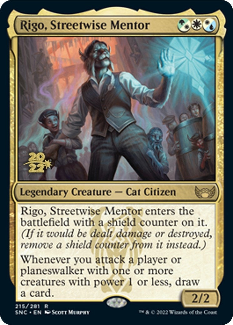 Image for Rigo, Streetwise Mentor (Prerelease Cards) (215) - Magic: The Gathering