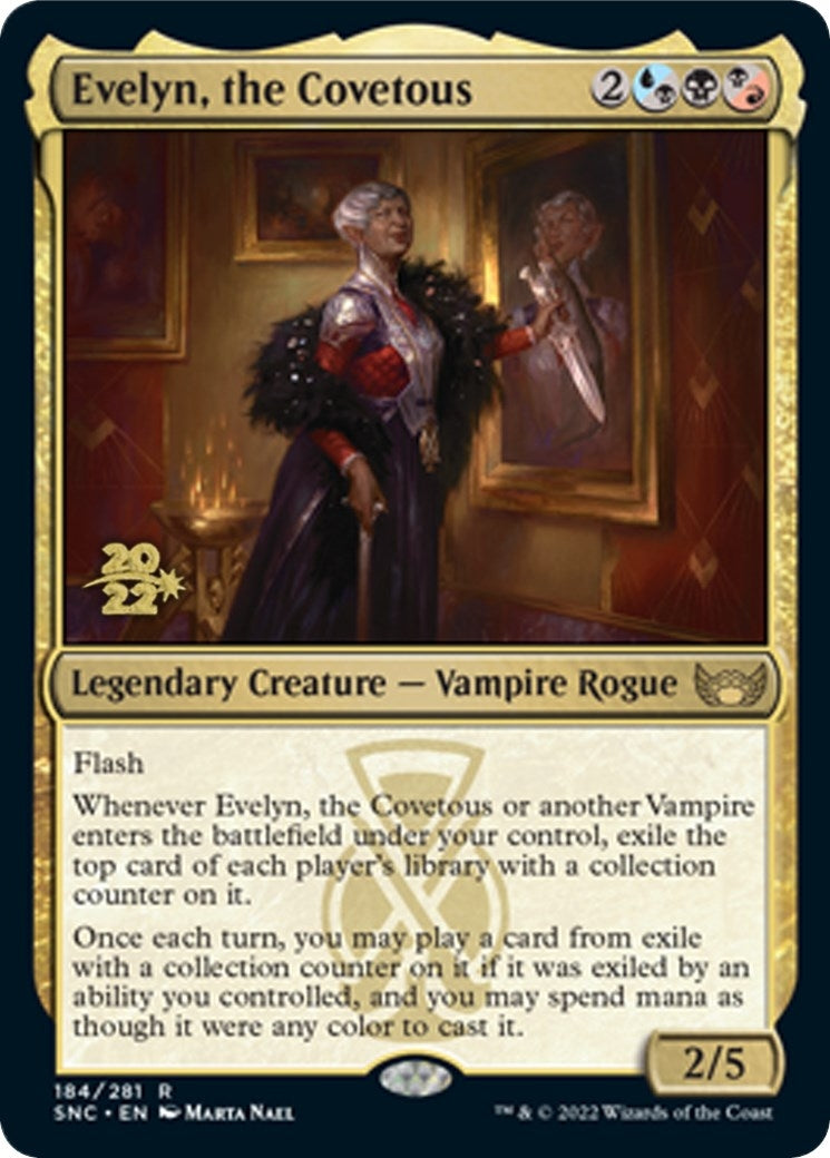 Image for Evelyn, the Covetous (Prerelease Cards) (184) - Magic: The Gathering