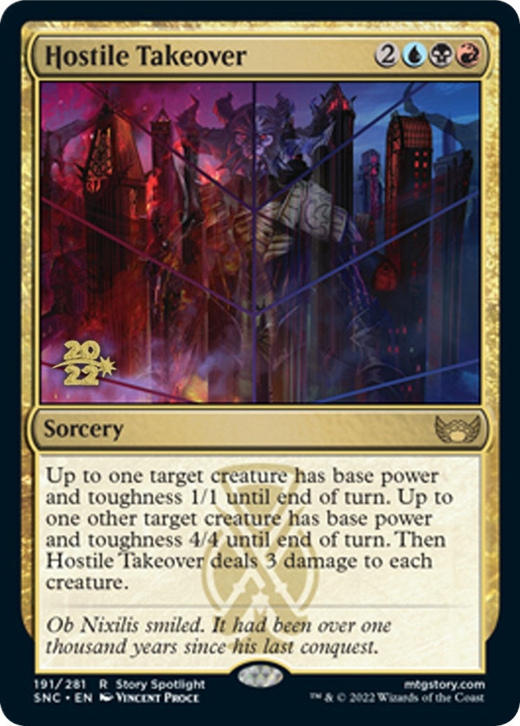 Image for Hostile Takeover (Prerelease Cards) (191) - Magic: The Gathering