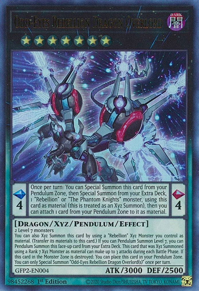 Image for Odd-Eyes Rebellion Dragon Overlord (Ghosts From the Past: The 2nd Haunting) (GFP2-EN004) - YuGiOh