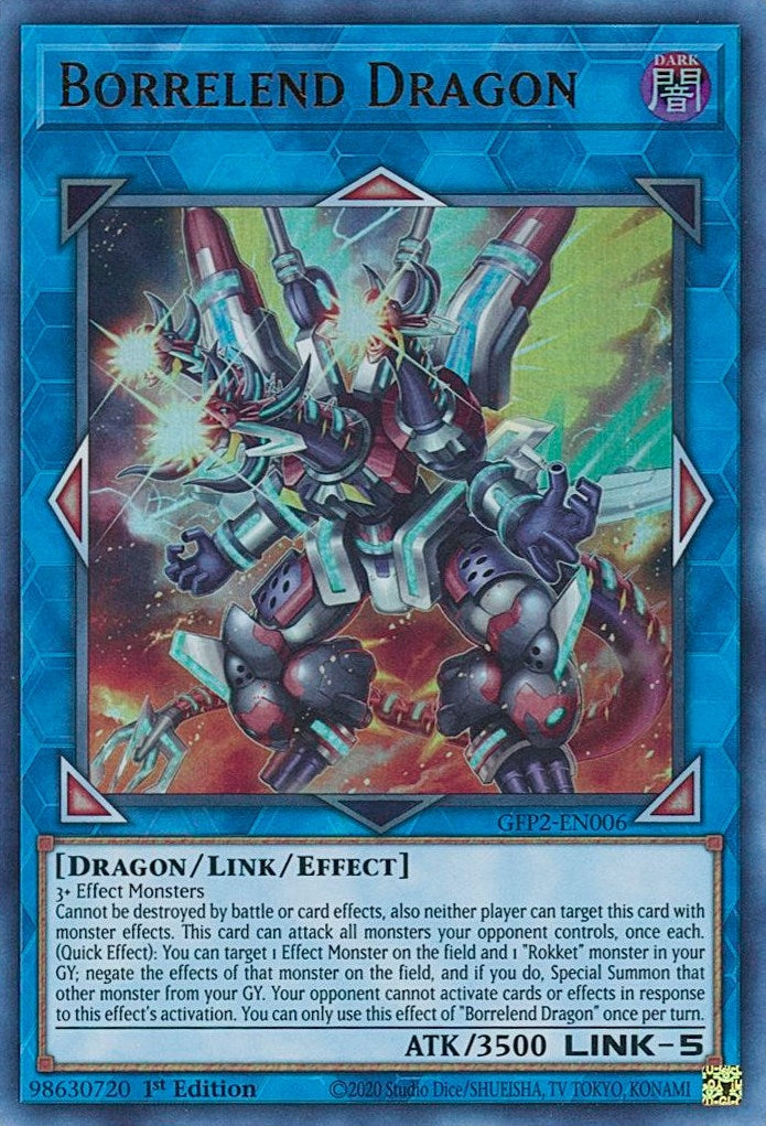 Image for Borrelend Dragon (Ghosts From the Past: The 2nd Haunting) (GFP2-EN006) - YuGiOh