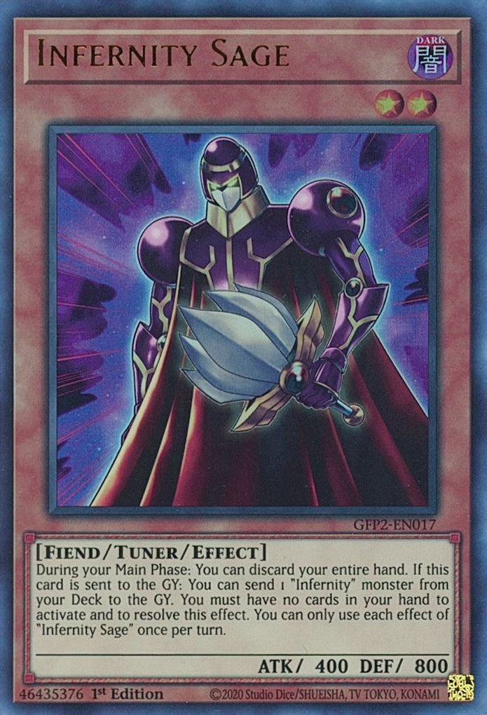Image for Infernity Sage (Ghosts From the Past: The 2nd Haunting) (GFP2-EN017) - YuGiOh