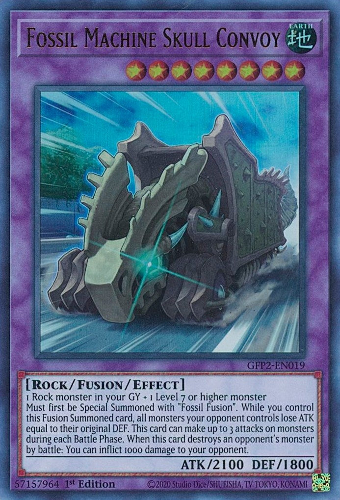 Image for Fossil Machine Skull Convoy (Ghosts From the Past: The 2nd Haunting) (GFP2-EN019) - YuGiOh