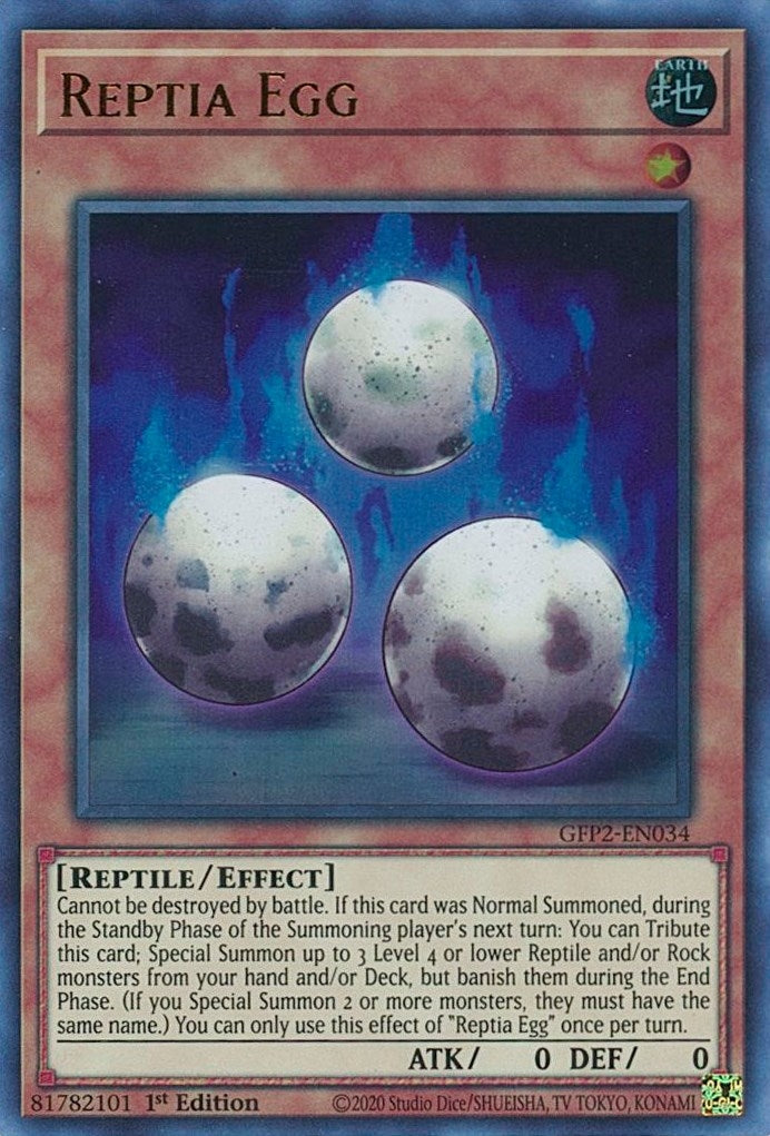 Image for Reptia Egg (Ghosts From the Past: The 2nd Haunting) (GFP2-EN034) - YuGiOh